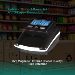 KHIPPUS Counterfeit Bill Detector for USD Portable Rechargeable Battery Included