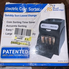 Royal Sovereign QS-1AC Electric 1 Row Coin Sorter