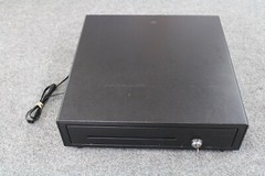 16″ Cash Drawer w/ Key and Electronic RJ-11 Cable (No Money Till) – Preowned
