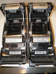 Lot of 2 EPSON TM-U220B M188B Kitchen /Bar POS Receipt Printer Ethernet w AC