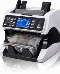 MUNBYN IMC01 Bank Grade Money Counter Machine Mixed Denomination, 2CIS/UV/IR/MG/