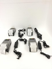 4x FIRST DATA FD130DUO Credit Card Machine w/Printer,AC Adapter,WORKS,FREE SHIP