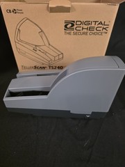 Digital Check TellerScan TS240 Check Scanner 50DPM 153000-72 Tested Working