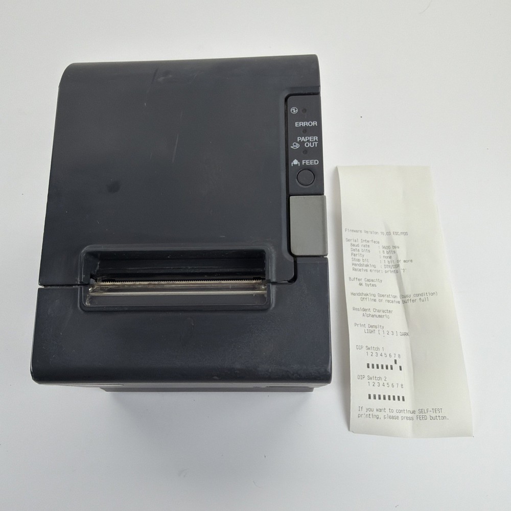 Epson TM-T88IV M129H RS232 Serial Thermal POS Receipt Printer NO Power Supply