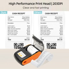 GOOJPRT 58mm Portable BT Thermal Receipt Printer Wireless Handheld POS US V3L2