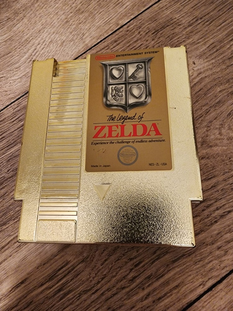 Vintage Original Legend of Zelda NES Video Game Cartridge