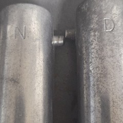 KLOPP COIN COUNTER WORKING COMES WITH ALL THE TUBES P N D Q ALUMINUM