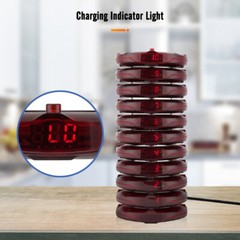 Retekess TD158 Wireless Paging Queuing Calling System 10 Coaster Cafe Clinic Bar