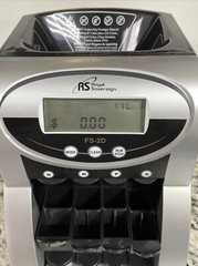 Royal Sovereign Electric Coin Sorter FS-2D Black without tubes