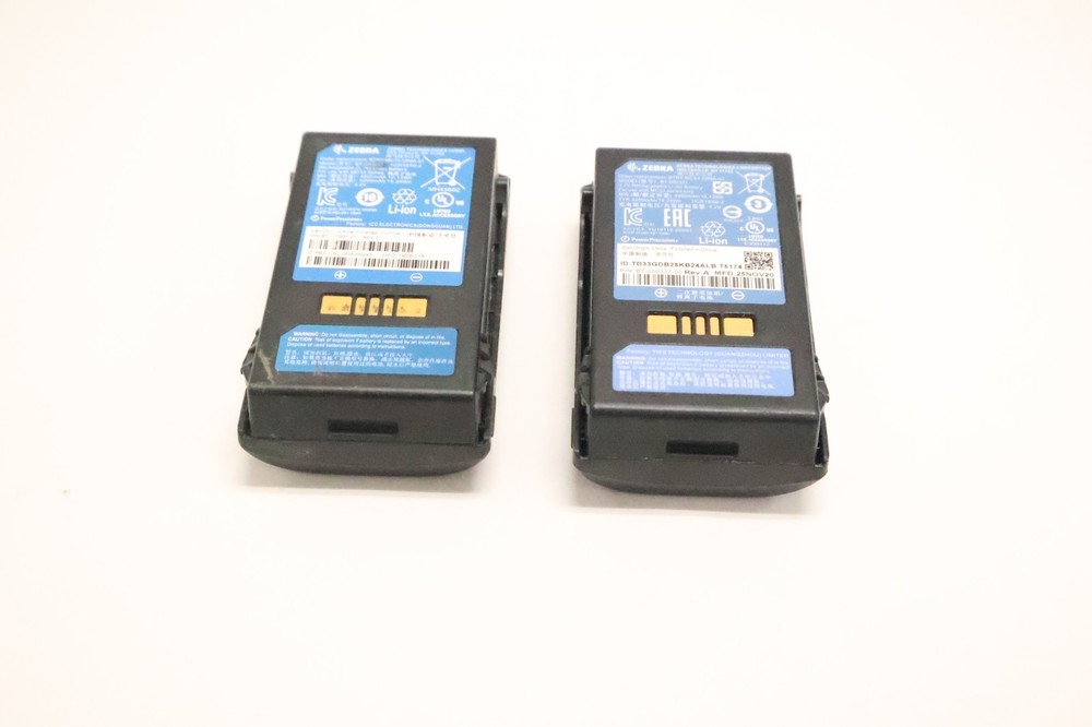 Zebra BT-000337 BTRY-MC33-52MA-01 Li-Ion Battery with Door Lot of 2