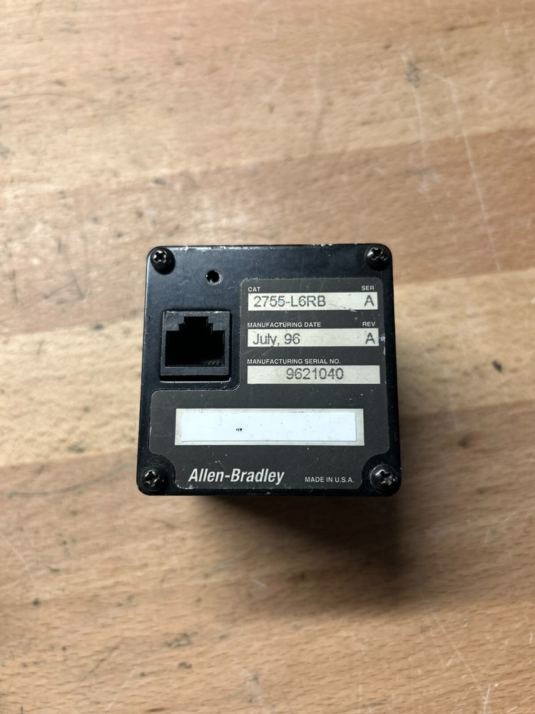 ALLEN BRADLEY 2755-L6RB BAR CODE SCANNER ATOMSCAN RASTER SCAN BEAM SERIES A