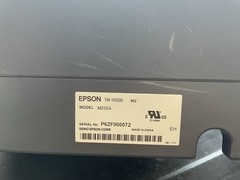 EPSON TM-H2000 M255A USB POS Printer – Receipt + Slip + MICR Tested – DK / DM-D