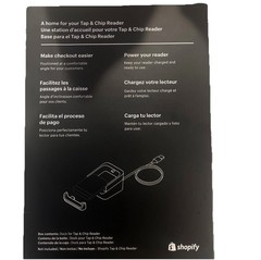 Shopify Dock for Tap And Chip Reader NEW Sealed Box