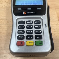 First Data FD-35 Credit Card Reader EMV NFC Pin Pad DRE3-4. TESTED / WORKING