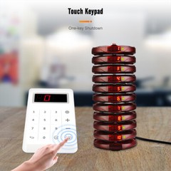 Retekess TD158 Wireless Paging Queuing Calling System 10 Coaster Cafe Clinic Bar