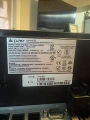Par M6150 from POSBANK POS Terminal WITH Power Supply REV-H Everserv 600 Partech