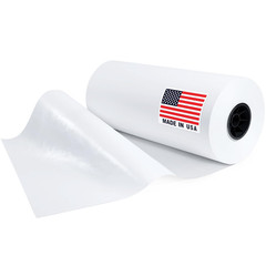 18″ X 13200″ (1100′) Made in USA White Freezer Paper Roll – Moisture-Resistant W