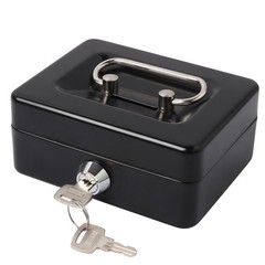 Small Cash Box with Lock and Slot, Lovndi Money Box for Cash, Piggy Bank for Kid