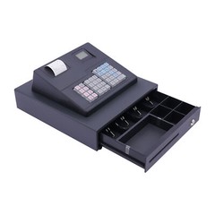 39 Keys Wired Lockable Electric Thermal Cash Register with Drawer for Catering