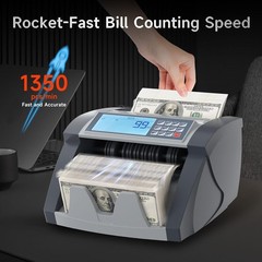 Money Counter Machine Pro 2.0 Dual-Motor, Dollar Euro MT/UV/MG/IR/DD/DBL/HLF/CHN