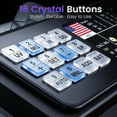Money Counter with Value Counting, Top-Loading Bill Counter for USD/EUR/CAD, 3.5