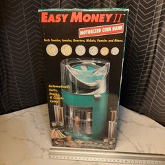 Easy Money II Motorized Coin Bank Sorting Machine MAGNIF in Box