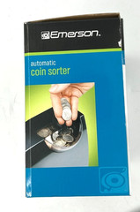 Emerson 4-Barrel Automatic Coin Sorter – Black