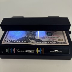 Dri Mark Counterfeit Tri-Test Bill Portable Ultraviolet Detector Battery Powered