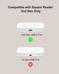Dock for Square Reader 2nd Generation, Holder Stand for Square Card Reader 2 Gen
