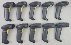LOT OF 10 MOTOROLA NCR BARCODE SCANNERS DS4208
