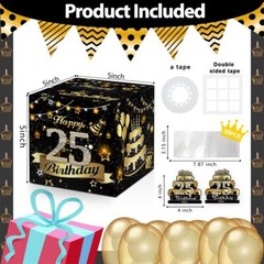 Birthday Money Box for Cash Gift Surprise Box Explosion Gift for Women Men Pu…