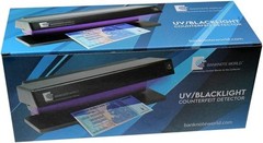 Banknote World Black Light UV Counterfeit Currency Detector for Office Use