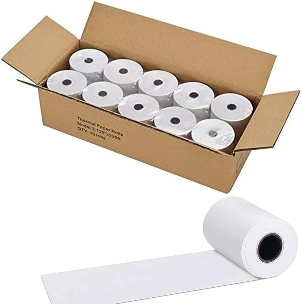 Thermal Receipt Rolls 3 1/8 x 230ft Cash Register Receipt Paper 10 Rolls