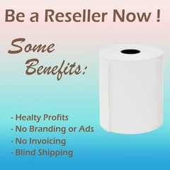 2 1/4 x 63 thermal rolls POS/Cash Register -Ply Thermal Rolls, 2-1/4 x 63 Fee…