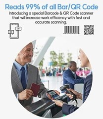 MQ150 – QR Code Reader – QR Code Scanner – 2D Mobile Payment – Handheld – NIB