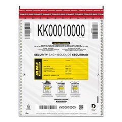 MMF Industries Cash Transmittal Bags | 12W x 16H | Pack of 100 | Unique Alphanum