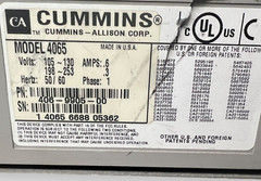 Cummins JetScan 4065 Paper Currency Money Banknote Bill Counter 406-9905-00