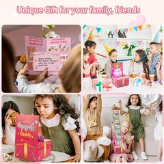 Surprise Musical Pop Up Birthday Card, Money Roll Pull Box, Cash Gift Box for