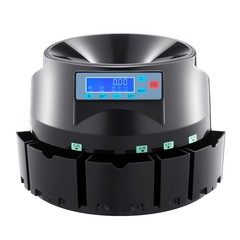 VEVOR USD Coin Sorter Coin Counter Wrapper and Roller 300 Coins/min LCD Display