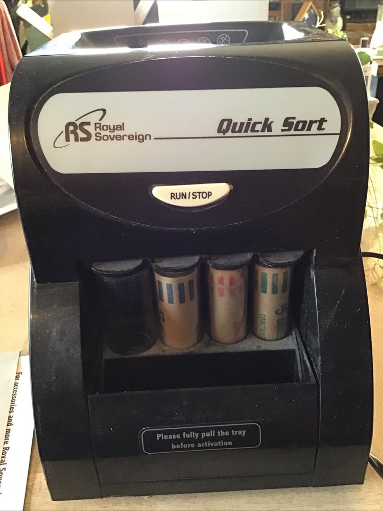 Royal Sovereign QS-1AC Electric 1 Row Coin Sorter