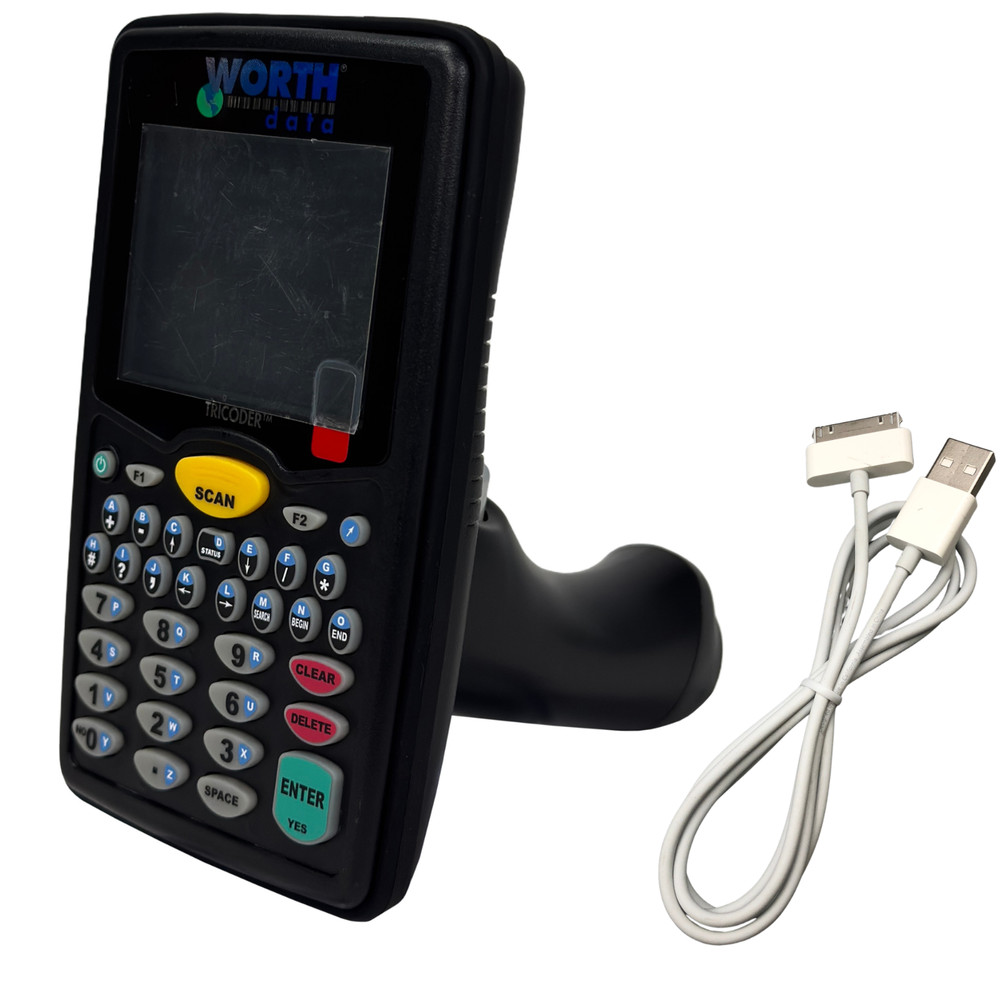 Worth Data LT5001H Tricoder Barcode Scanner Reader w/Battery & USB Cable TESTED