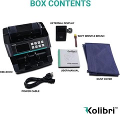 KBC-3000 Money Counter with UV/IR Detection – 1,200 Notes/Min Precision Count