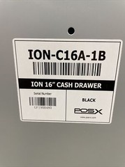 Lot of 2 POS-X 16″ Cash Drawer ION-C16A-1B POS Printer Interface SEE DESCRIPTION