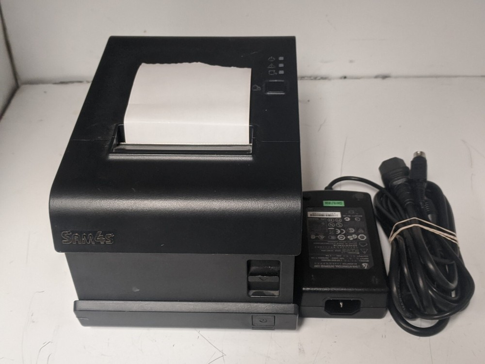 Sam4S Thermal POS Printer ELLIX 20S With AC Power Supply Selling AS-IS