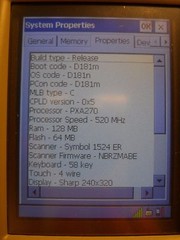 LORAX Psion Teklogix 7535 G2 Barcode Scanner Open TekTerm LORAX SE1524 ER RA2041