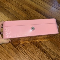 Pink Cash Drawer Safe with 2 keys