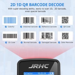 1D 2D Barcode Scanner Wireless Jrhc Portable Inventory Scanner Pda Data