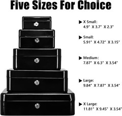 Durable Black Alloy Steel Cash Drawer with Dual Layer Compartments & Secure Lock