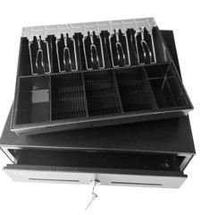 Cash Drawer 16″ Cash Register POS System 5 Bill 5 Coin 3 Unlocking Ways