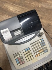 Casio PCR-T2000 Cash Register (no Key For Drawer)